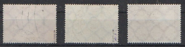 Michel Nr. 496 - 498, Chicagofahrt 1933 gestempelt, Michel Nr. 496 + 497 geprüft BPP.